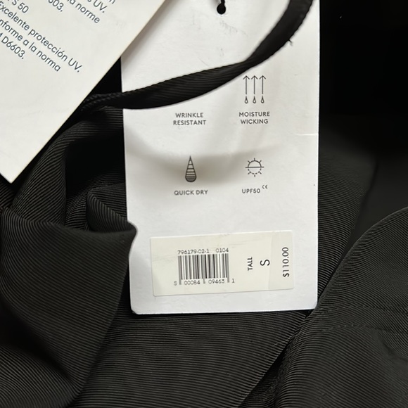 NWT Banana Republic BR Sport High Rise Wide Leg Cargo Pant - Small Tall - Picture 4 of 4